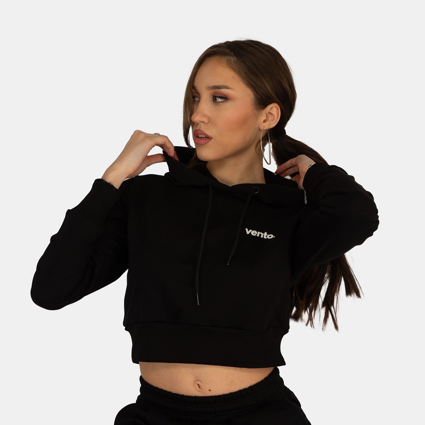 CROPTOP DUKS NERO